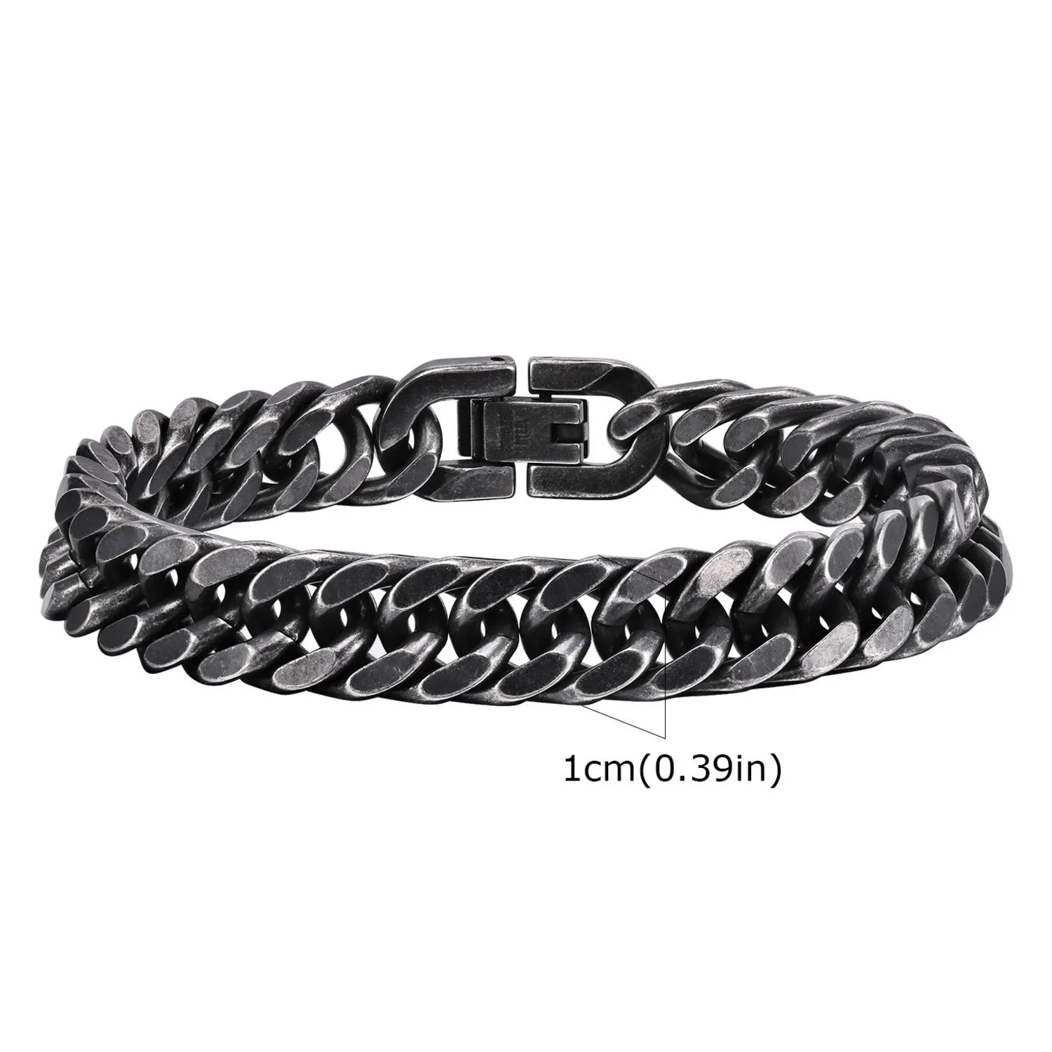 Pulseira Masculina em Aço Inoxidável Retrô - BOLDMAN