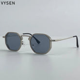 Óculos de Sol Vysen Statement em Metal Masculino| Design Polígono | BOLDMAN