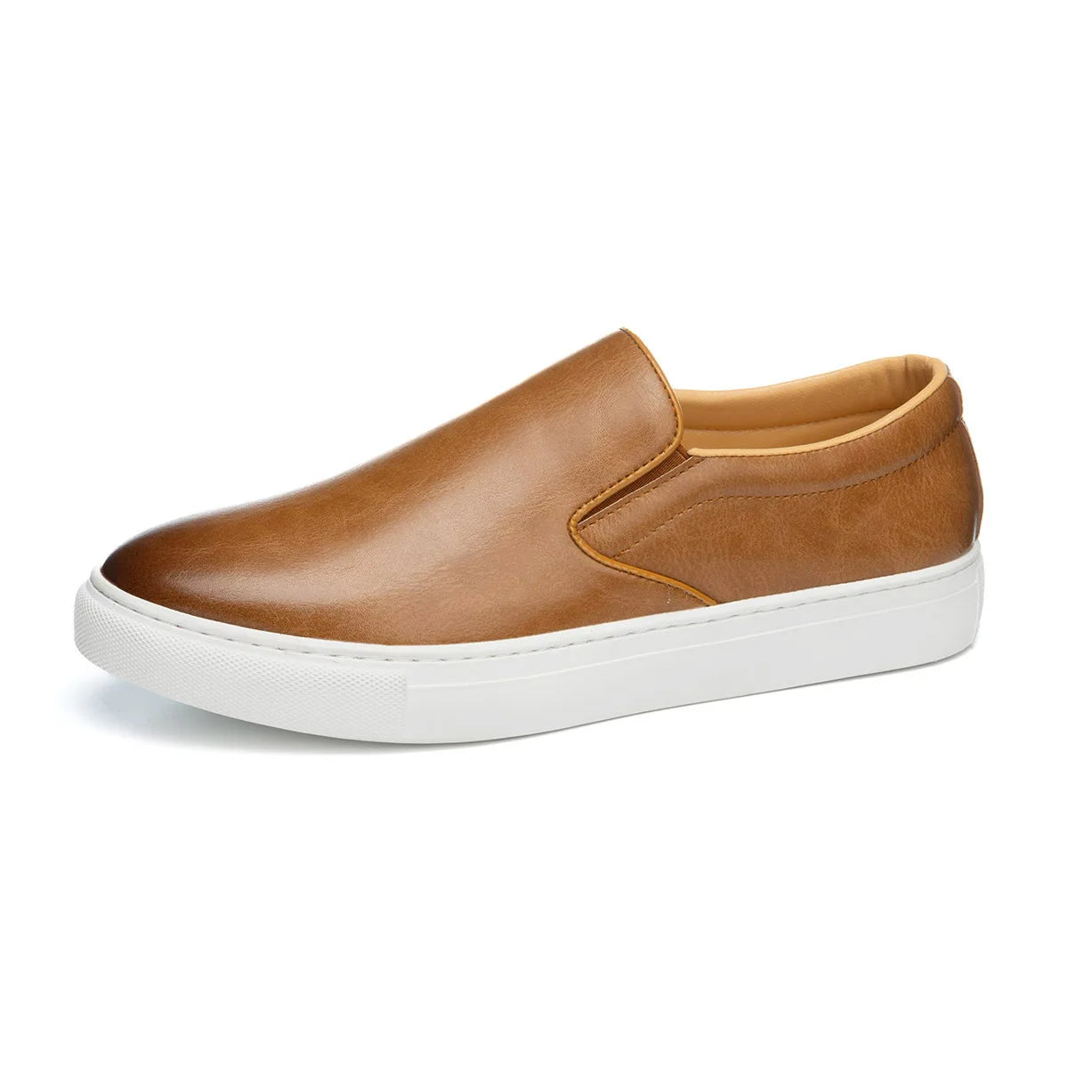 Slip On Driver Luxury Shoes Marrom | Couro Nobuck e Sola Flex | BOLDMAN