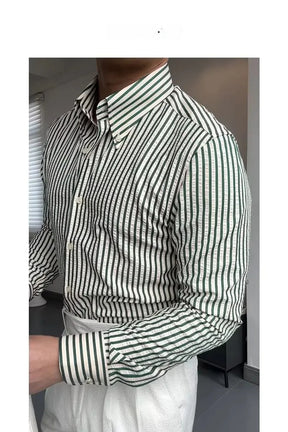 Camisa Manga Longa Letras 2024 — Estilo Japonês Hong Kong Wind - BOLDMAN
