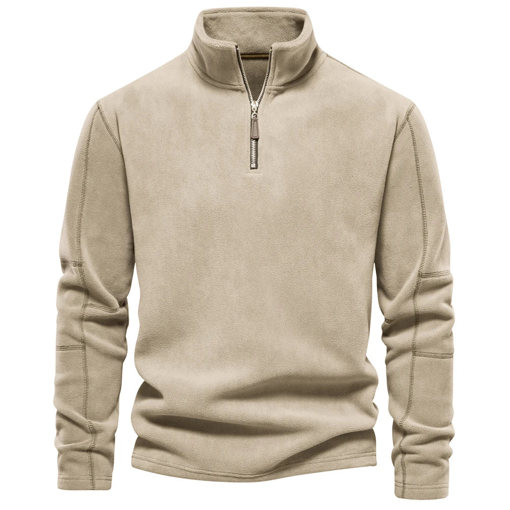 Jaqueta Masculina AIOPESON de Lã Grossa com Zíper – BOLDMAN