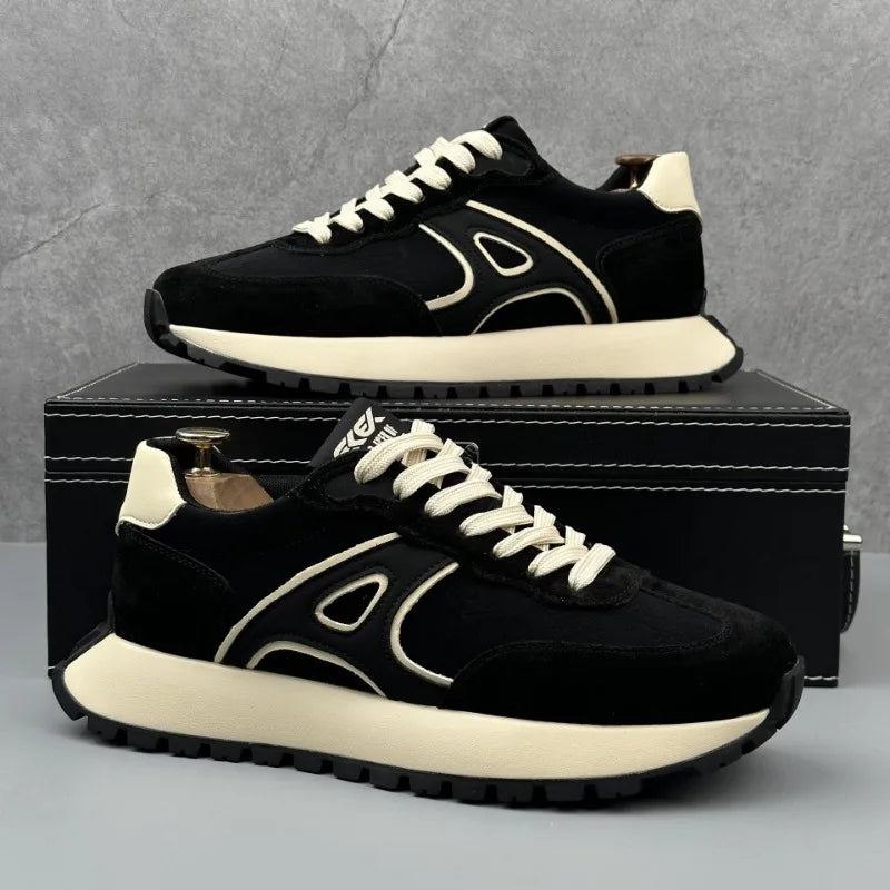 Tênis Masculino de Luxo BOLDMAN - Couro Premium