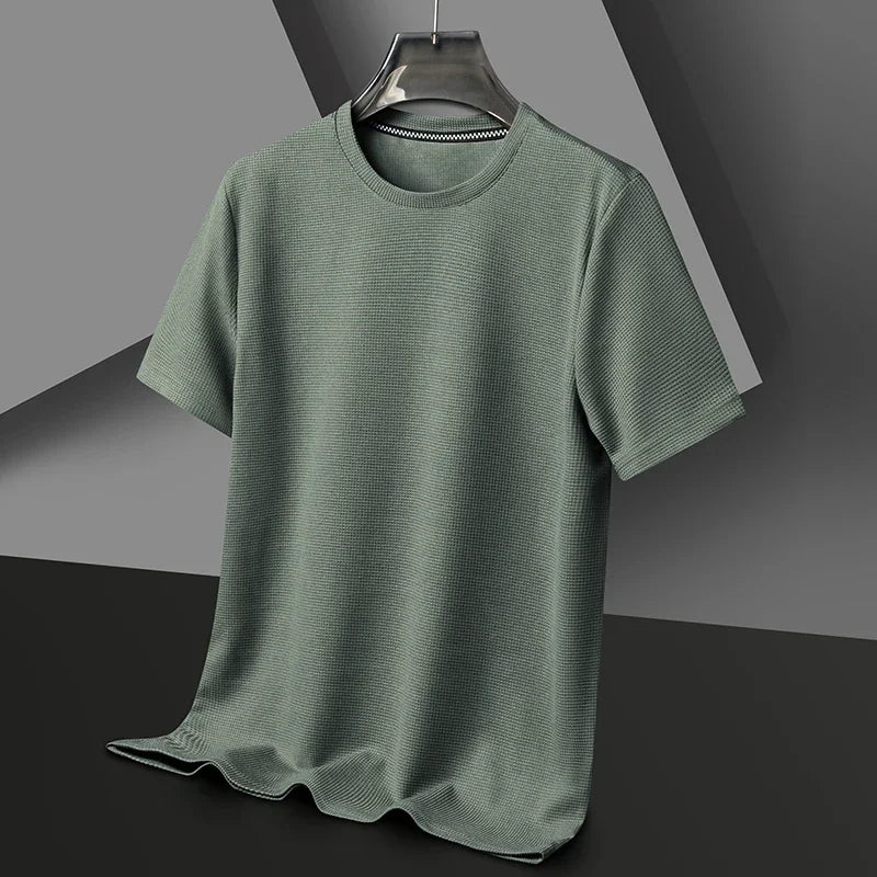 Camiseta Masculina Waffle Premium Verão Slim Fit – BOLDMAN