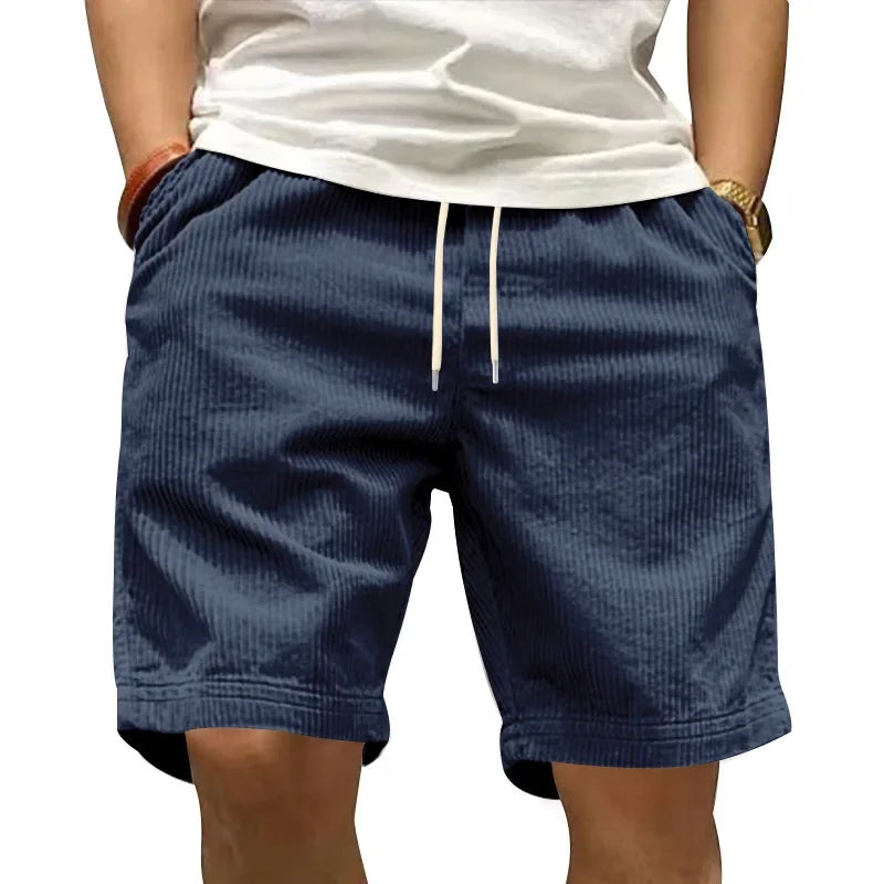 Shorts Masculino de Veludo Cotelê - BOLDMAN