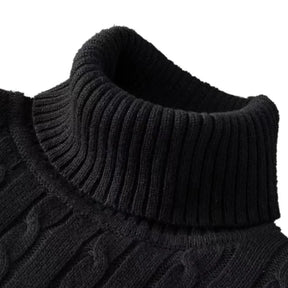 Suéter Masculino Gola Alta Premium – Estilo Inverno BOLDMAN