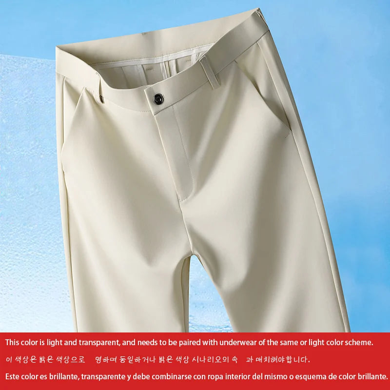 Calça Masculina de Verão Reta | Tecido Fresco | BOLDMAN