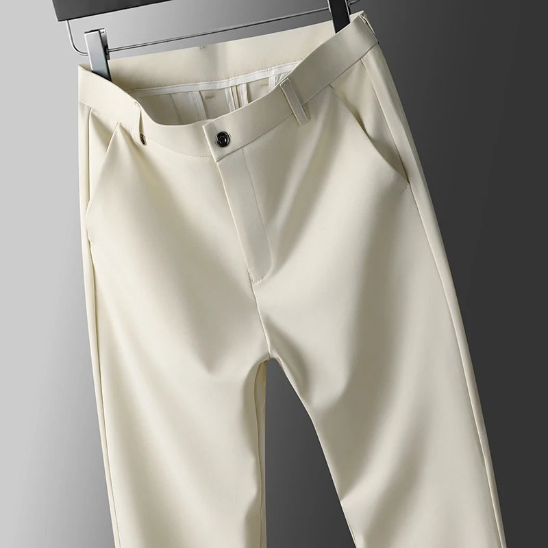 Calça Masculina de Verão Reta | Tecido Fresco | BOLDMAN