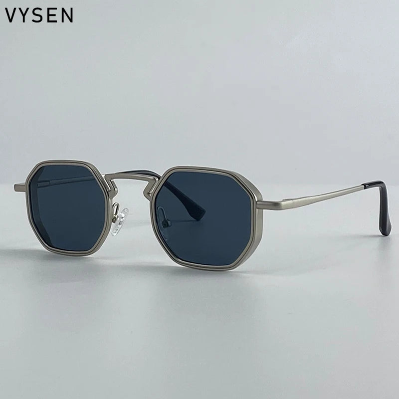 Óculos de Sol Vysen Statement em Metal Masculino| Design Polígono | BOLDMAN