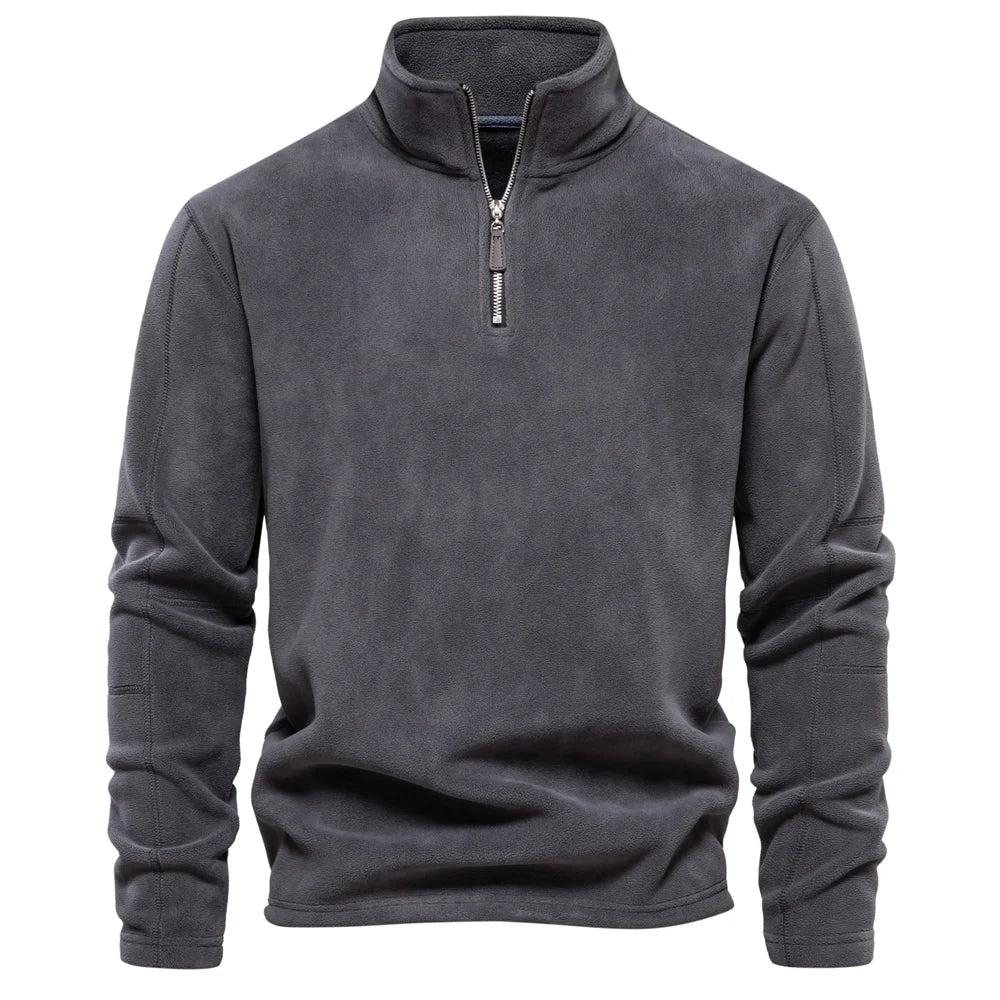 Jaqueta Masculina AIOPESON de Lã Grossa com Zíper – BOLDMAN