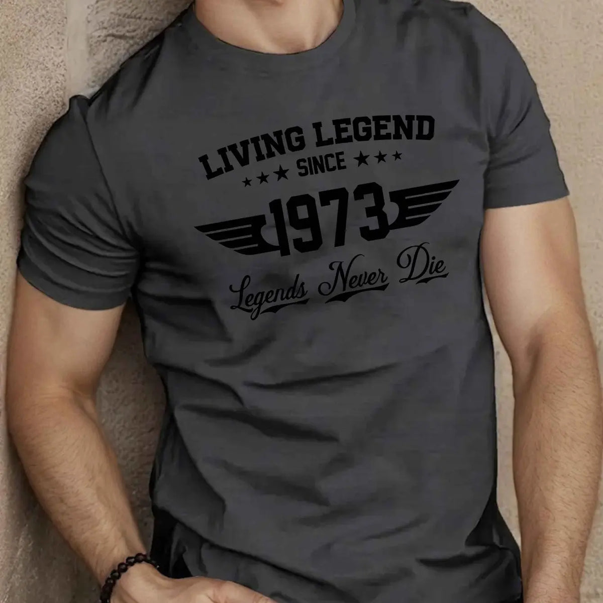 Camiseta Masculina Verão 100% Algodão Plus Size Estampada 1973 - BOLDMAN