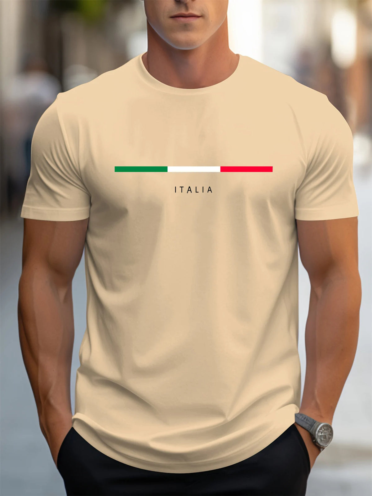 Camiseta Masculina 100% Algodão Italiana Casual Premium - BOLDMAN