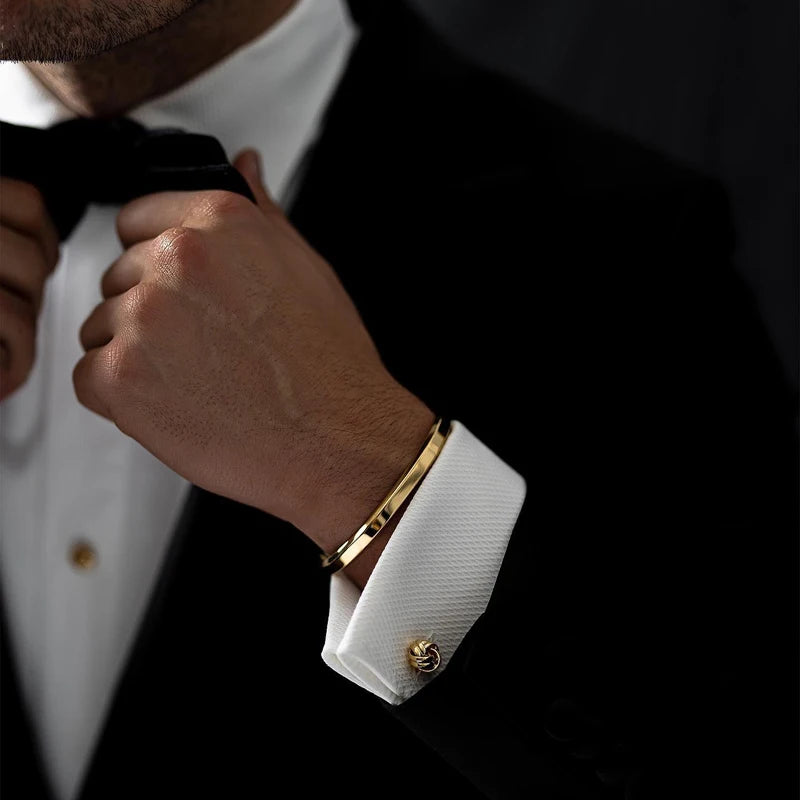 Pulseira Masculina Fina Aço Inoxidável Premium - BOLDMAN