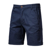 Bermuda Masculina de Sarja | Bolsa Faca Azul-Marinho | Bold Man™