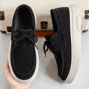 Loafer de Camurça Preto | Elegância Atemporal e Conforto | BOLDMAN