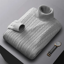 Suéter Masculino Gola Alta Premium – Estilo Inverno BOLDMAN