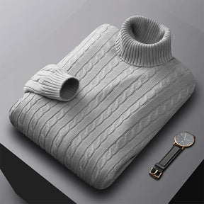 Suéter Masculino Gola Alta Premium – Estilo Inverno BOLDMAN