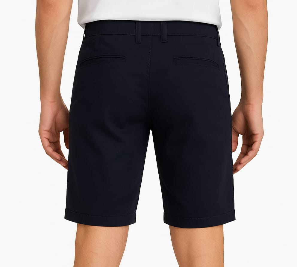Bermuda Masculina de Sarja | Bolsa Faca Preta | Bold Man™