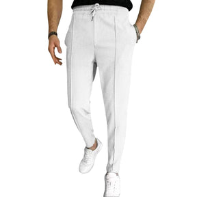 Calça Waffle Masculina Slim com Cordão Ajustável – BOLDMAN