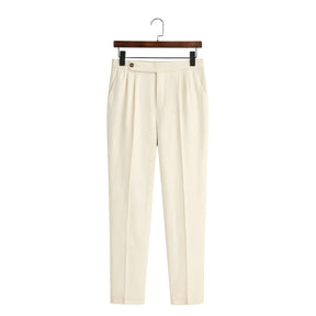 Calça de Terno Masculina Linho & Algodão BOLDMAN Luxo 2025