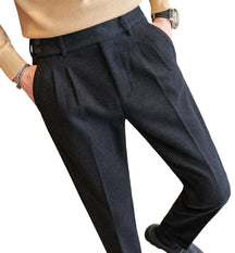 Calça de Terno Masculina de Lã Outono/Inverno – BOLDMAN