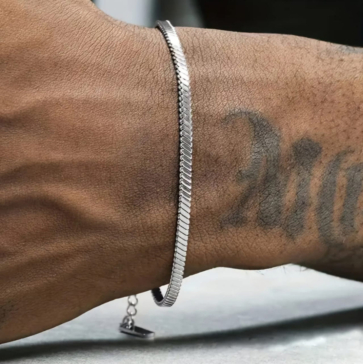Pulseira Masculina em Aço Inoxidável | Corrente Snake Chain | BOLDMAN