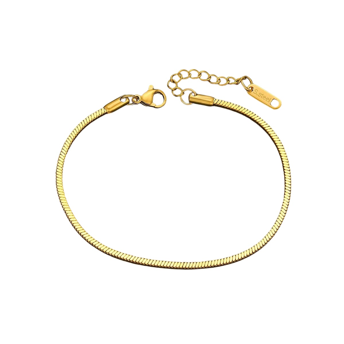 Pulseira Masculina em Aço Inoxidável | Corrente Snake Chain | BOLDMAN