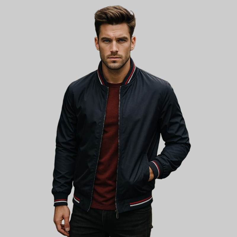 Jaqueta Bomber Masculina Premium de Outono | BOLDMAN