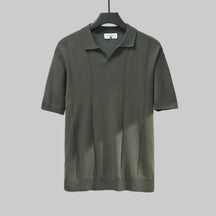 Camiseta Polo Masculina Waffle Slim Fit – Gola V - BOLDMAN