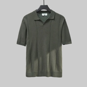 Camiseta Polo Masculina Waffle Slim Fit – Gola V - BOLDMAN