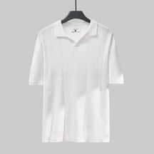 Camiseta Polo Masculina Waffle Slim Fit – Gola V - BOLDMAN